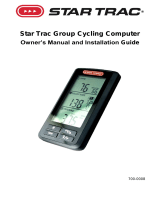 Star Trac Group Cycle Computer Installation guide