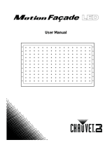CHAUVET DJ MotionFaçade LED User manual