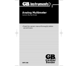 GB Instruments GMT-19A Owner's manual