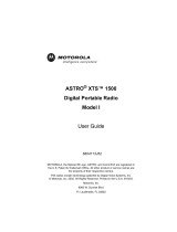 Motorola ASTRO XTSTM 1500 User manual