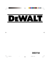 DeWalt DE0732 User manual