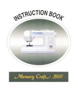 JANOME Memory Craft 3500 Owner's manual
