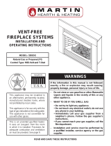 MartinLogan VENT-FREE FIREPLACE SYSTEMS 33ISDG User manual