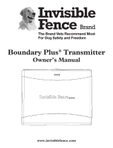 INVISIBLE FENCE boundary plus Owner's manual