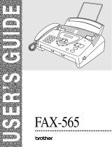 Brother 565 User manual