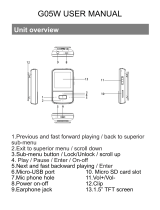 AGPtek G05W MP3 Owner's manual