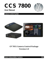 DIS CCS 7800 User manual