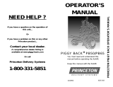 Princeton PIGGY BACK PB50 User manual