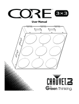 CHAUVET DJ Core 3×3 User manual