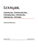Lexmark CS310dn Technical Reference