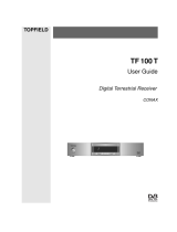 Topfield tf100t User manual