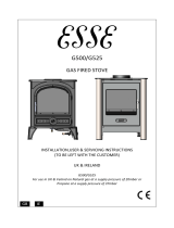 Esse G525 Installation, User And Service Manual
