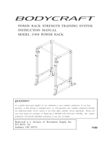 BodyCraft F430 Owner's manual