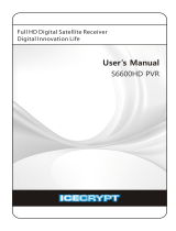 Icecrypt S6600HD PVR User manual