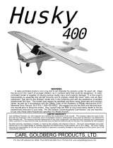 Carl Goldberg Husky 400 ARF Owner's manual
