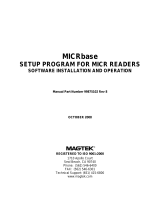 Magtek MiniMICR Owner's manual