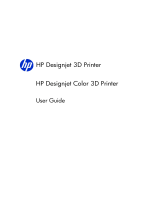 HP DesignJet 3D Printer series User guide