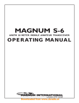 Magnum S-6 Operating instructions