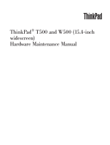 IBM ThinkPad W500 User manual