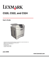 Lexmark 524dtn - C Color Laser Printer User manual