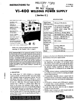 ESAB VI-400 Welding Power Supply (Series C) Troubleshooting instruction
