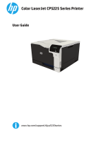HP Color LaserJet Professional CP5225 Printer series User guide
