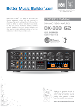 Better Music Builder DX-333 G2 Owner's manual