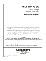 AMERITRON AL-80BNT User manual