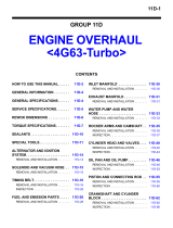 Mitsubishi 4g63 User manual