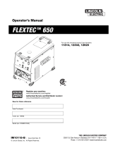 Lincoln Electric Flextec 650 Operating instructions