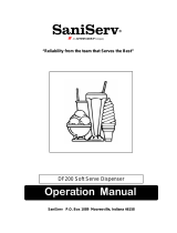 SaniServ DF200 Operating instructions