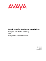 Avaya G700 User manual