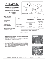 FireMagic Infrared Burner Kit For Hot Surface Ignition Grills User manual