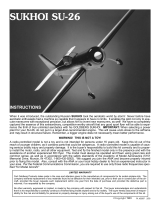 Carl Goldberg Sukhoi Aerobatic Sport Kit Owner's manual