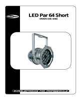 SHOWTEC LED Par 64 Short DMX User manual
