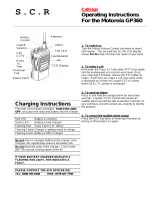 Motorola GP360 Series Operating instructions