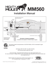 Gates that Open MM560-STP Installation guide