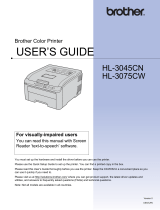 Brother HL3075CW User manual