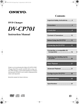 ONKYO DV-CP701 Owner's manual