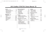 Cadillac CTS 2012 Owner's manual