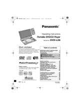 Panasonic DVDLX8 User manual