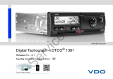 VDO DTCO 1381 Operating Instructions Company & Driver