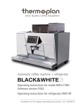 Thermoplan Black & White BW3-CTMC Operating Instructions Manual