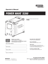 Lincoln Electric Power Wave S500 User manual