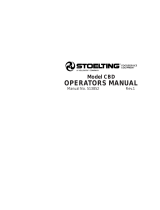 Stoelting CBD117 User manual