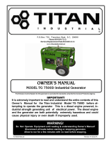 Titan TG 7500D Owner's manual