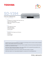 Toshiba SD-V394 User manual