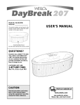 Weslo Daybreak 207 Spa User manual