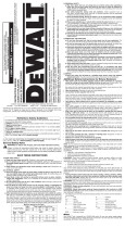 DeWalt D25330 User manual