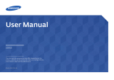 Samsung UD55D User manual